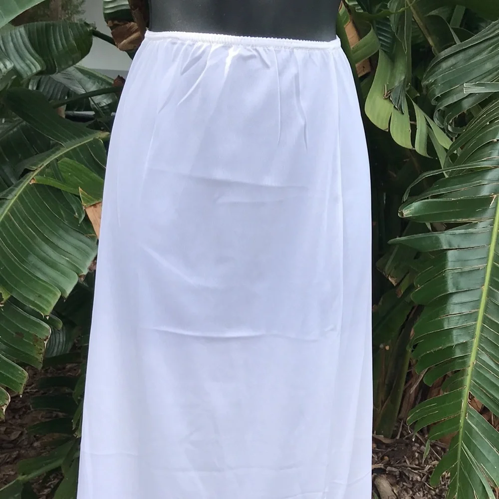 Vintage maxi slip skirt